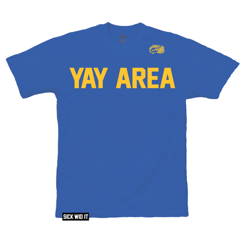 Warriors Blue YAY AREA Tee